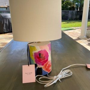 Kate spade floral lamp